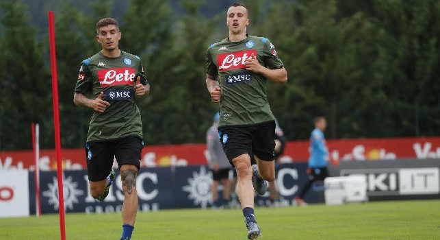 Ssc Napoli Il Report Da Dimaro Personalizzato Per Inglese E Gaetano Allenamento Completo Per Chiriches