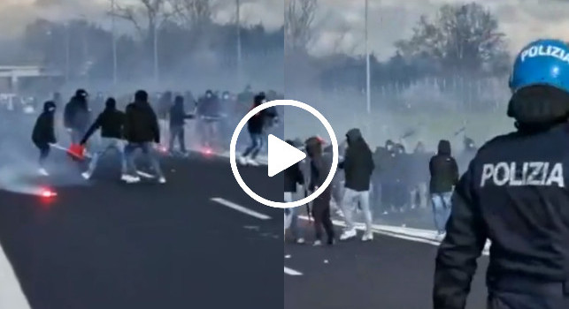 Scontri Ultras Napoli E Roma, Nuove Immagini: Violenza Inaudita In ...