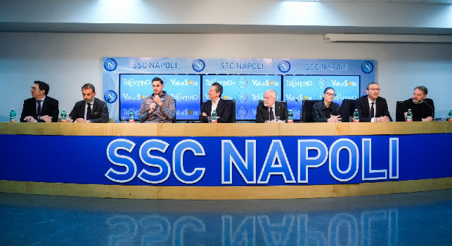 Ritiro Napoli Dimaro 2023 Conferenza De Laurentiis DIRETTA VIDEO