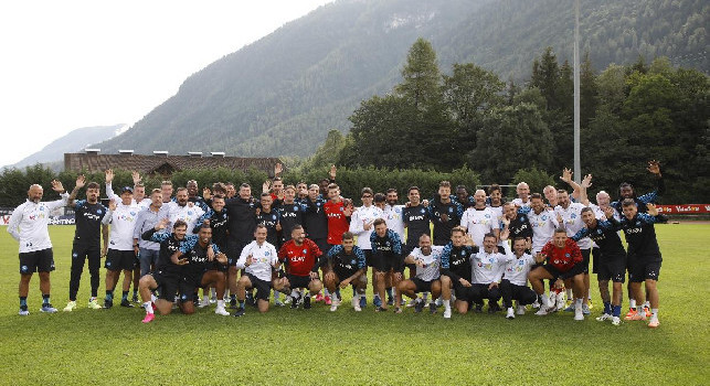 Diretta Video Ritiro Napoli A Dimaro Giorno Ultimo Allenamento