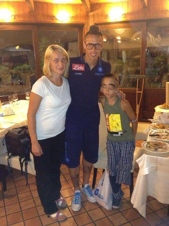 Foto Hamsik Campione Anche Fuori Dal Campo A Cena Col Piccolo Matej