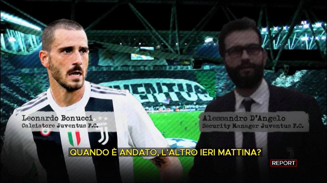 Inchiesta Juventus su Report, spunta l'intercettazione telefonica su Bonucci