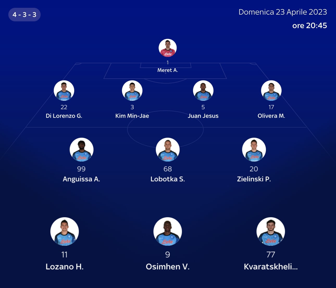 JuventusNapoli, le ultimissime di formazione Sky VlahovicMilik per