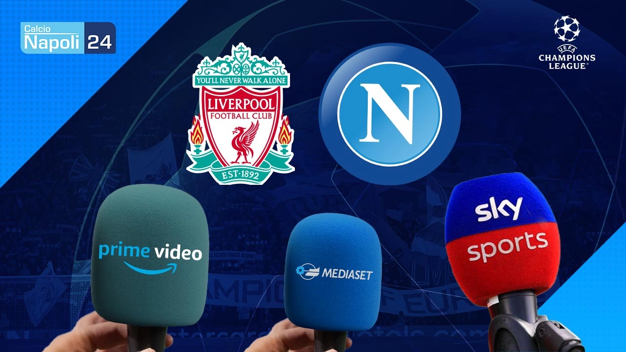 dove vedere Liverpool Napoli tv streaming
