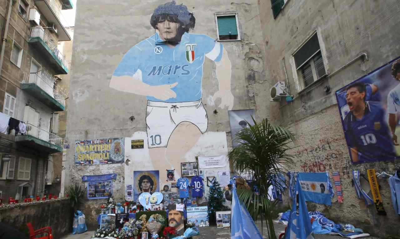 Murales Maradona Napoli Quartieri Spagnoli