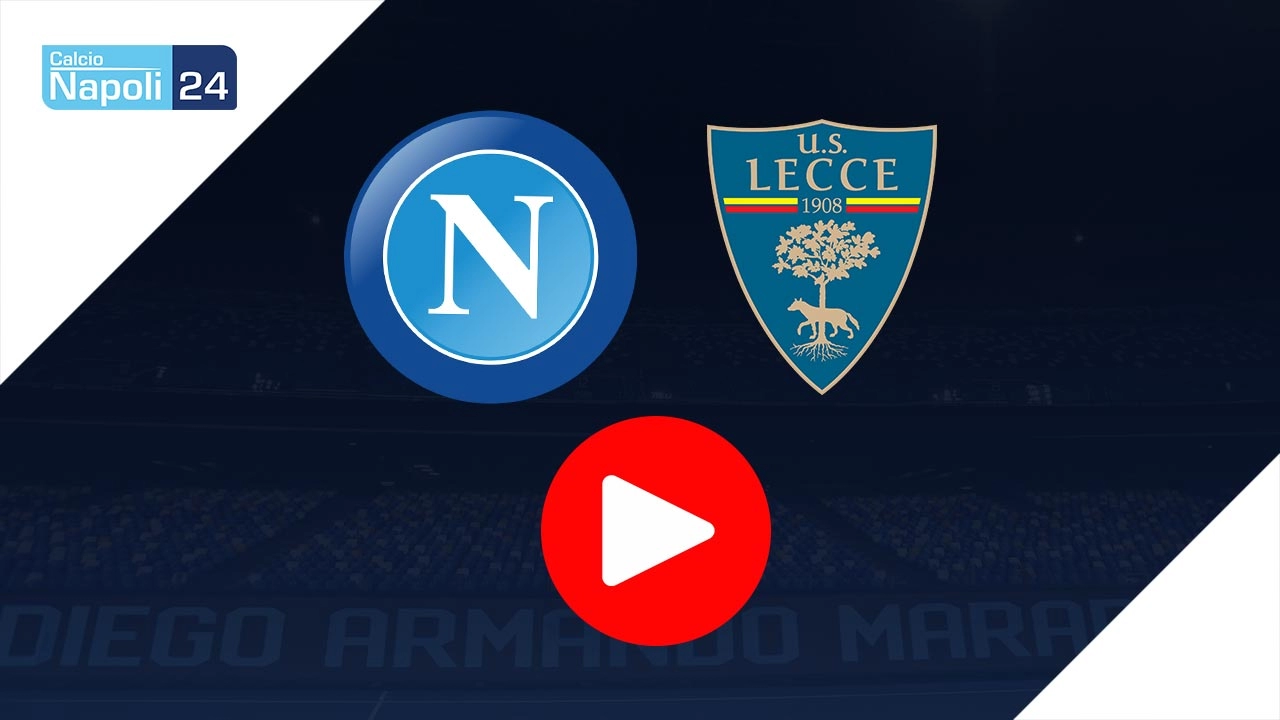 Napoli Lecce diretta Serie A