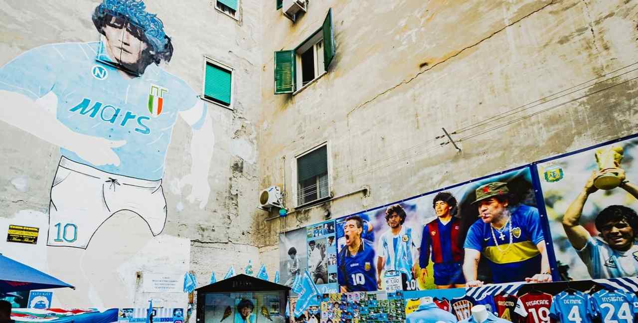 Largo Maradona Murales Napoli