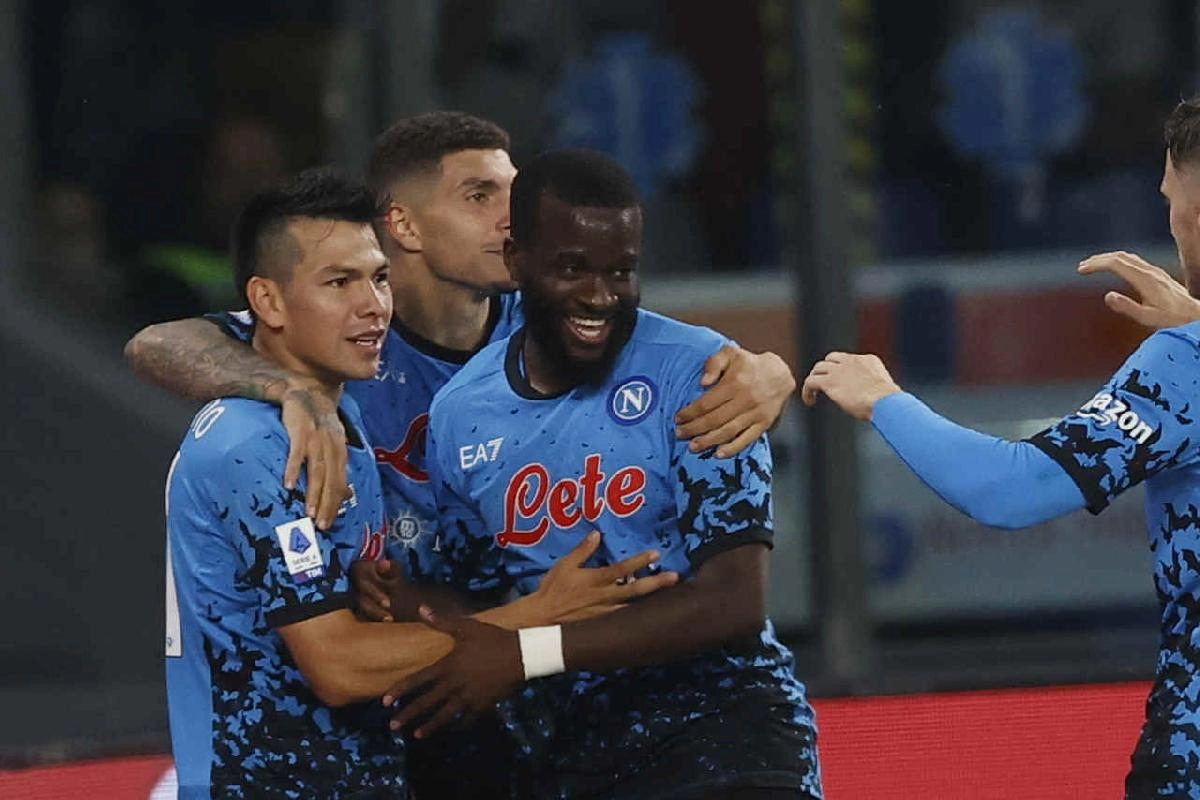 formazioni Napoli Salernitana