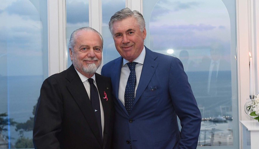 De Laurentiis e Ancelotti