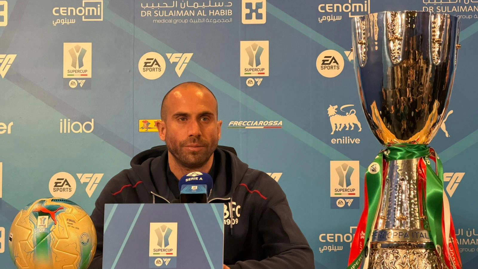 De Silvestri in conferenza stampa pre Napoli-Bologna