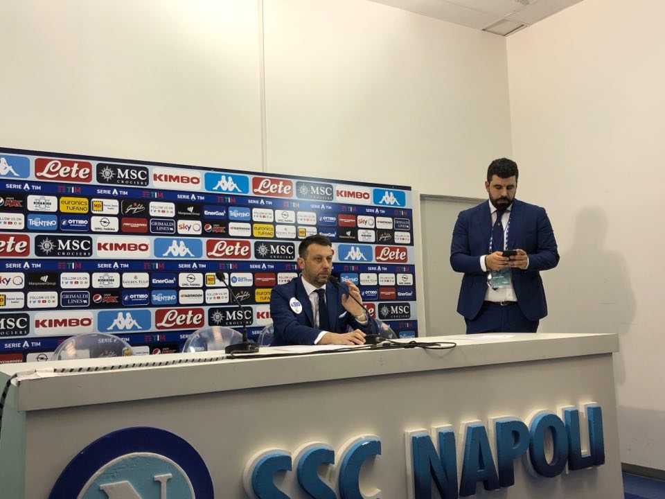 D'Aversa Napoli Sampdoria conferenza