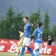 Napoli - Bassa Anaunia, fine primo tempo: 7-0 il risultato, tripletta strepitosa di Milik