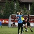 Dalla schiacciata a canestro a Reina che <i>alza</i> Tonelli: rivivi l'allenamento mattutino [FOTOGALLERY CN24]