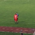 Allenamento terminato, Sarri s'intrattiene a parlare con Rafael [FOTO CN24]