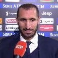 Chiellini: "Ancelotti? Con lui Napoli pi&ugrave; imprevedibile e pericoloso, spero ci metta tempo a trovare il giusto equilibrio. Non ci sentiamo imbattibili"