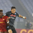 Napoli-Roma 1-0: Mourinho toglie l’infortunato Abraham inserendo Belotti