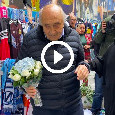 Ferlaino commosso, omaggio a Maradona ai Quartieri Spagnoli: "Voglio dire una cosa" | VIDEO CN24