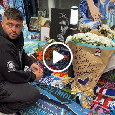 Maradona Jr e l’omaggio a papà Diego: riceve un regalo da pelle d’oca! | VIDEO CN24