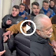"Grande presidente", ovazione per De Laurentiis: è successo dopo Napoli-Roma! | VIDEO