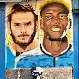 Napoli, Osimhen-Kvaratskhelia: spunta il nuovo murales a Forcella! | FOTO