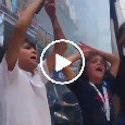 Anche i figli di Cavani in strada a festeggiare per lo scudetto del Napoli | VIDEO