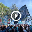 Napoli-Fiorentina, prosegue la festa: quello che sta succedendo fuori la Curva B mette i brividi! | VIDEO