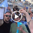 CalcioNapoli24 sul carro dei tifosi: festa scudetto on the road | VIDEO