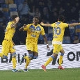 Napoli-Frosinone, 7 precedenti al Maradona: l'ultima volta 0-4 in Coppa Italia