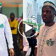 Osimhen e la Nazionale nigeriana partono per la Coppa d'Africa | VIDEO
