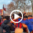 Barcellona-Napoli, i tifosi spagnoli infiammano il pre-partita! Guardate cosa fanno | VIDEO