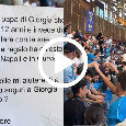 La Curva B canta per Giorgia: piccola tifosa del Napoli, festeggia i 12 anni allo stadio | VIDEO