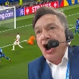 "Il miracolo di Zaccagni...". Telecronaca epica di Caressa, quasi si affoga! | VIDEO