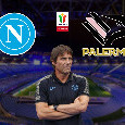 Formazioni ufficiali Napoli-Palermo Coppa Italia: Conte rivoluzione la squadra, Dionisi punta sull'ex Brest Le Douaron