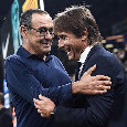 Sarri: "Ho parlato con Conte: felice di aver visto un allenatore innamorato del popolo napoletano. Sullo scudetto..."