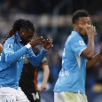 Sky - Napoli-Arsenal, Anguissa e Neres in dubbio: Allegri pensa a una novit&agrave;