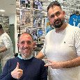Mister Stellini si rifà il look prima di Bologna-Napoli | FOTO