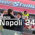 Monza-Napoli, c'è anche Pastorello in tribuna a colloquio con Daniele Conte | FOTO