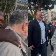 "Forza Napoli!". Allo stadio arrivati il socio di Shaquille O'Neal ed il nuovo socio di maggioranza del Napoli Basket | VIDEO