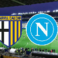 Parma-Napoli: partenza dall'Hotel-arrivo al Tardini, pre e post coi tifosi + live reaction: Il programma di CN24TV