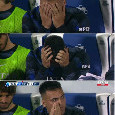 Lautaro Martinez non trattiene le lacrime nel finale di Como-Inter