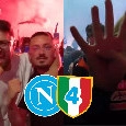 Il Napoli &egrave; Campione d'Italia: tutte le emozioni della festa scudetto, rivedi la diretta di CalcioNapoli24 TV | VIDEO