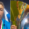 Festa scudetto Napoli, Rrahmani scatenato: "Sono qui con un amico, guardate chi" | VIDEO