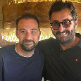 Manna è rientrato Napoli, pranzo in un noto locale: pizza speciale per il direttore azzurro | FOTO