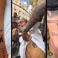 Di Lorenzo, Mazzocchi e Ngonge, tatuaggio per il 4º scudetto del Napoli! | FOTO