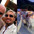 De Laurentiis al matrimonio di Politano: è al tavolo con un procuratore, ecco chi! | FOTO
