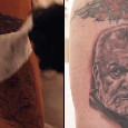 Incredibile a Napoli: tifoso si tatua il volto di Aurelio De Laurentiis! | VIDEO