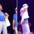 "Avanti scugnizzi", Jovanotti si presenta così al concerto di Enzo Avitabile | VIDEO