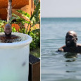 Lukaku si gode l'ultima settimana di vacanza tra bagni nel ghiaccio e in mare | FOTO