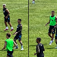 Lorenzo Lucca è già in campo! Primo allenamento col Napoli di Conte per il nuovo acquisto a Dimaro | FOTO CN24