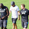 Ritiro Napoli a Dimaro, termina la 3ª seduta: De Bruyne-Lukaku a colloquio con Conte | FOTO CN24